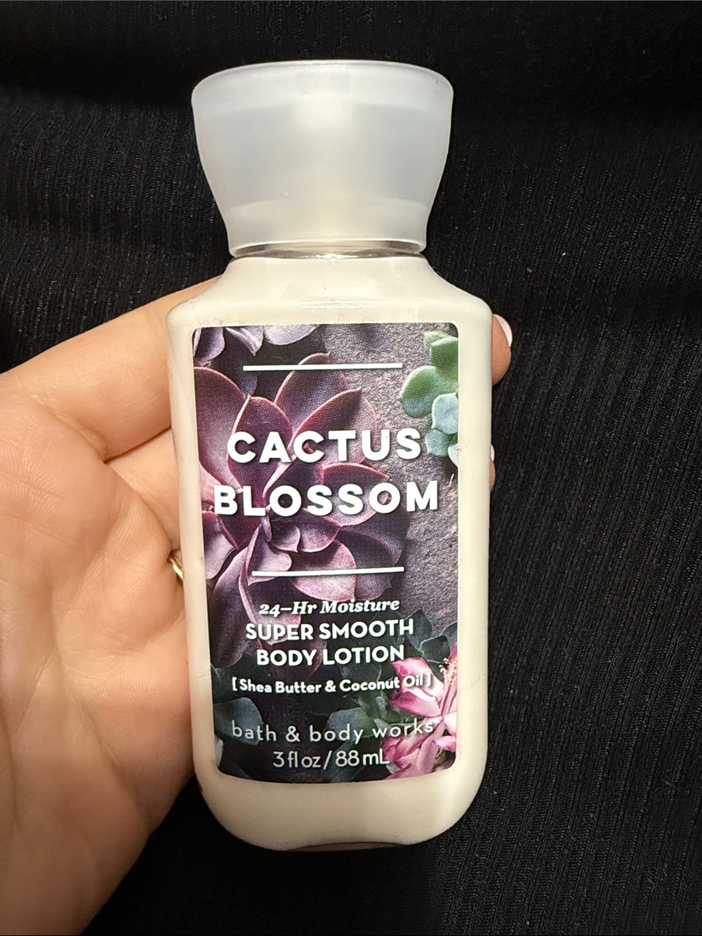 Bath & Body Works Cactus Blossom Body Lotion - White Bottle with Purple Label
